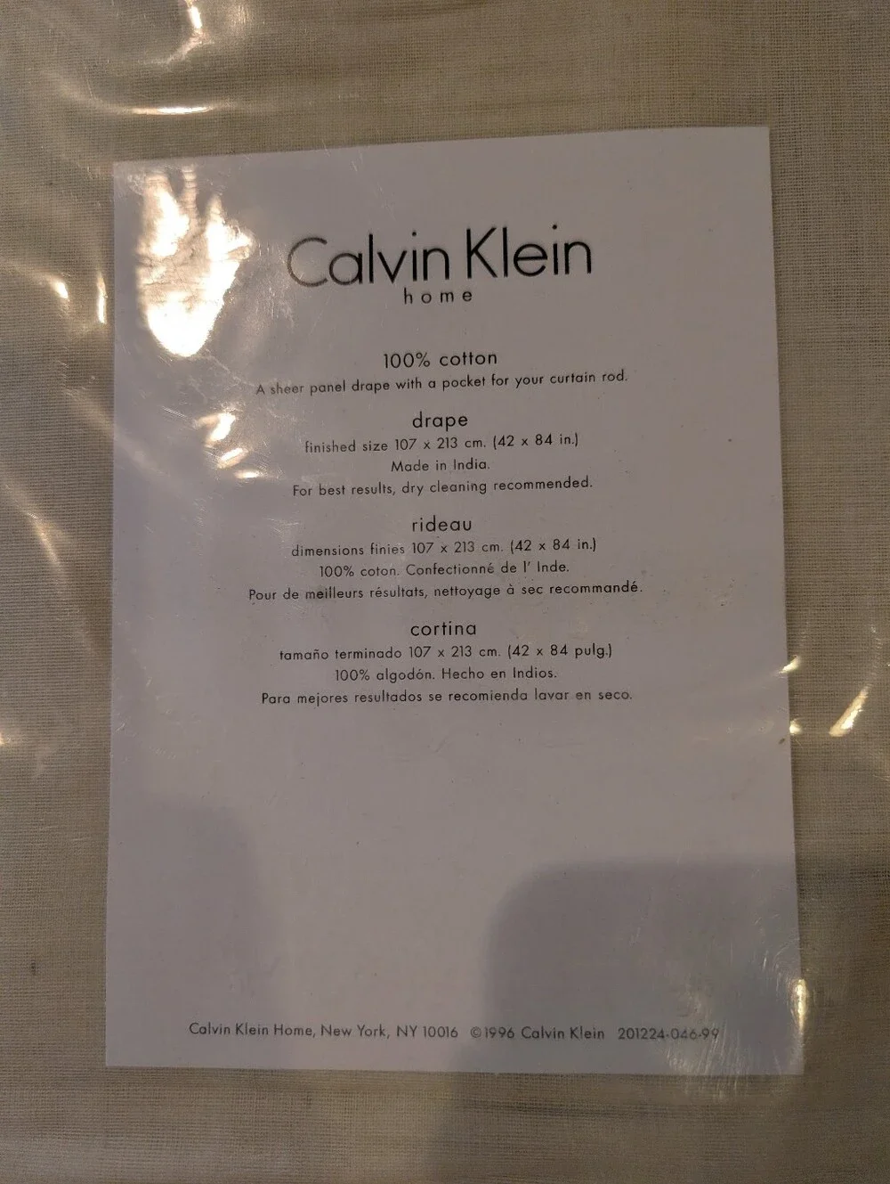 Calvin Klein Home Drapes